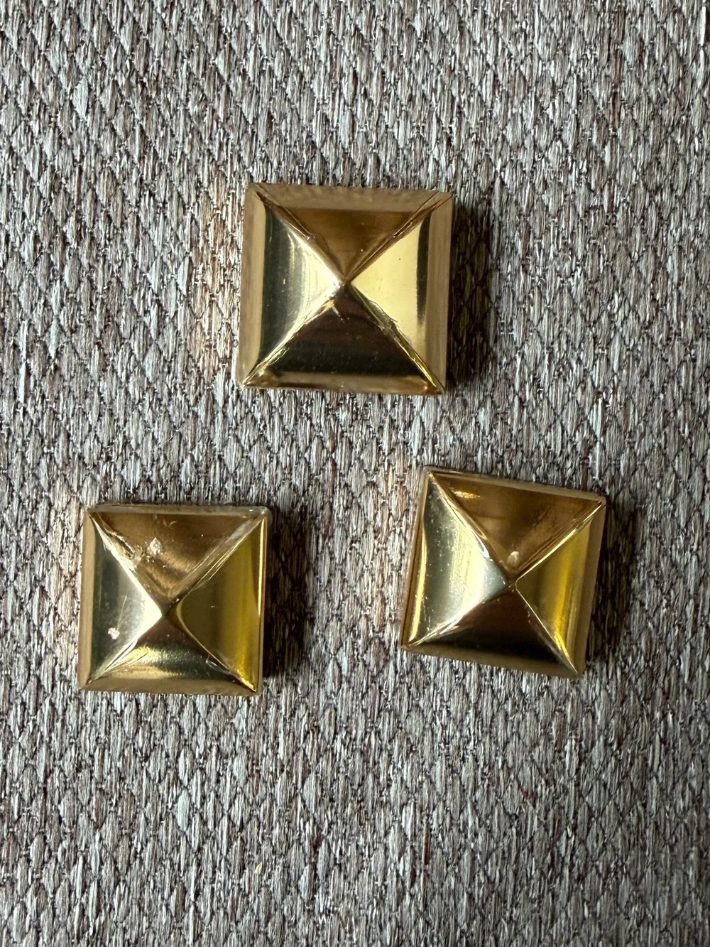 HERMÈS Medor Scarf Ring 3-Piece Set Golden